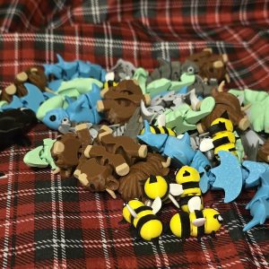 Mystery Mini Figures Pack - Surprise Collection of 3D Printed Mini's