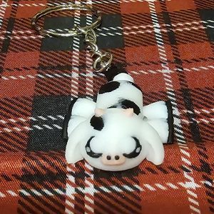 Cow Keyring