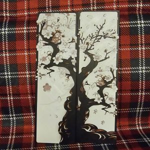 Japanese Blossom 3D Printed Ornament - Elegant Sakura Decor