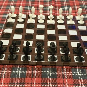 Roll-Up Travel Chess Set - 3D Printed