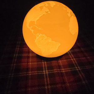 Lithophane Globe - 3D Printed