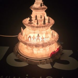 Light Up Snowy Tree Village