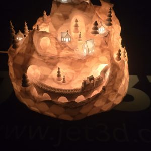 Light Up Christmas Village