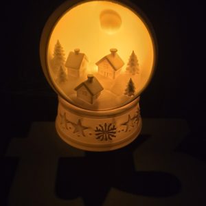 Light Up Christmas Hill within a Globe