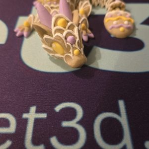 Cookie Dragon (Purple and Yellow)