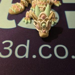 Cookie Dragon (Green & Pink)