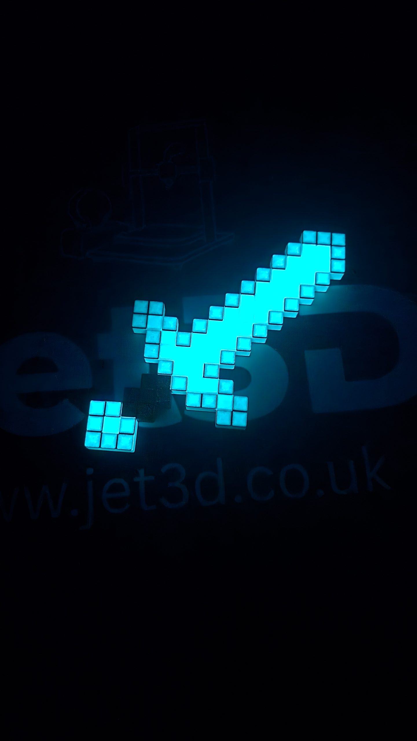 Pixel Sword (Glow in the Dark)